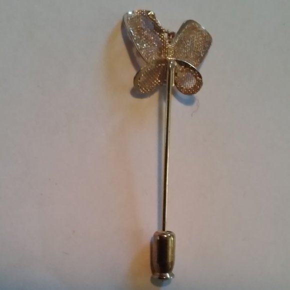 Butterfly Stick Pin 2" Long 3/4: Wide - Picture 3 of 3